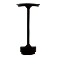 LAMPADA TAVOLO TOUCH LED MODERNA RICARICABILE BAR HOTEL RISTORANTE NERO ML-G04