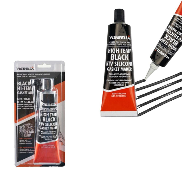 PASTA NERA SILICONICA GUARNIZIONI MOTORI AUTO MOTO SILICONE MASTICE RICAMBI