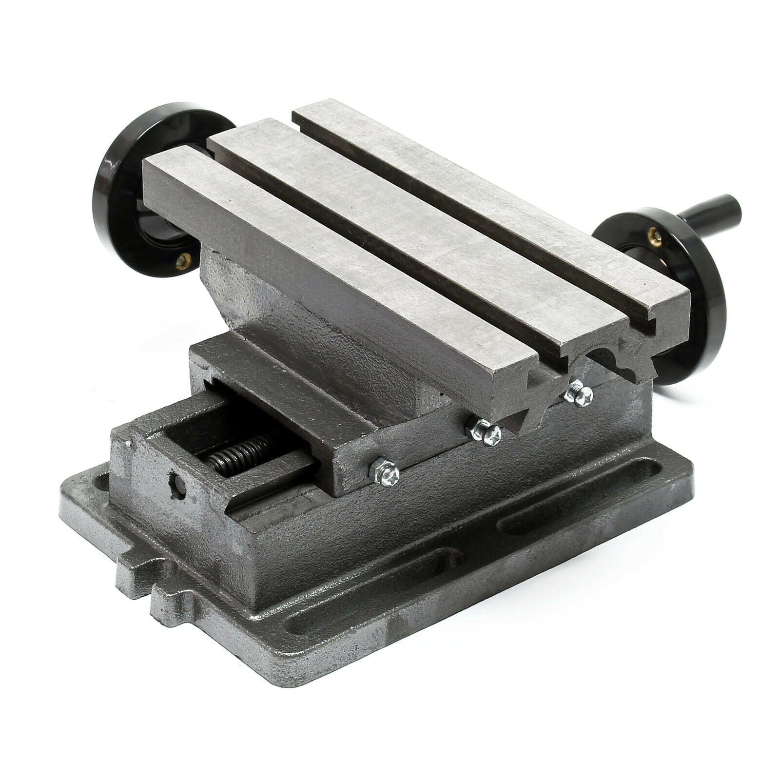 Morsa a croce a 2 assi tavola di fresatura superficie di foratura 170 x 85 mm banco da lavoro utensile da officina 16_0000328