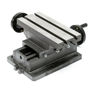 Morsa a croce a 2 assi tavola di fresatura superficie di foratura 170 x 85 mm banco da lavoro utensile da officina 16_0000328