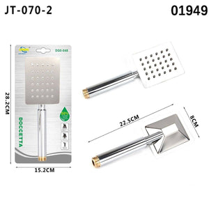 SOFFIONE BRACCIO DOCCINO BAGNO DOCCIA VASCA UNIVERSALE QUADRATO 01949