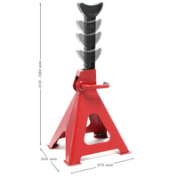 Set di 2 cavalletti di sollevamento da 6 tonnellate ciascuno per auto 16_0001736