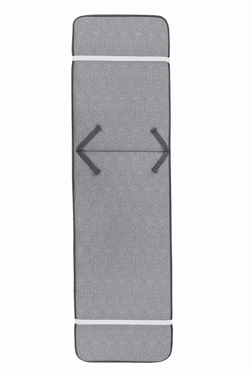 Cuscino Sdraio Giardino Morbido Materassino Lettino Prendisole Pieghevole Maculato Elegante Grigio