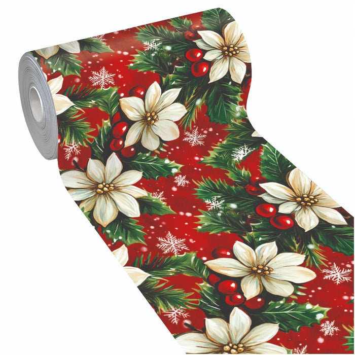 Tappeto Cucina Natale Pvc 51x450 cm Antimacchia Passatoia Antiscivolo Antisfilo Lavabile Dis_NE