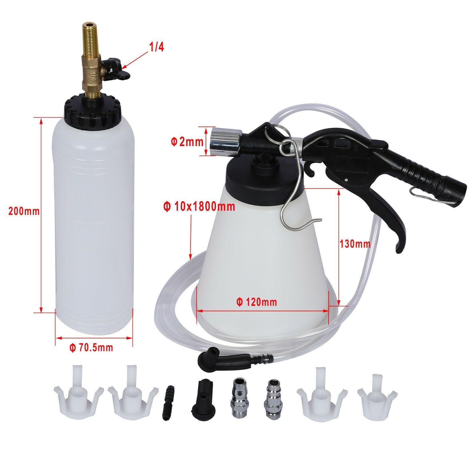 Dispositivo spurgo freni bottiglia ricarica spurgo aria compressa 1 litro auto 16_0002517