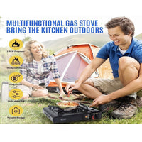 FORNELLO A GAS 1 FIAMMA PORTATILE CON VALIGETTA FORNELLINO DA CAMPEGGIO BDZ-155A