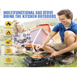 FORNELLO A GAS 1 FIAMMA PORTATILE CON VALIGETTA FORNELLINO DA CAMPEGGIO BDZ-155A