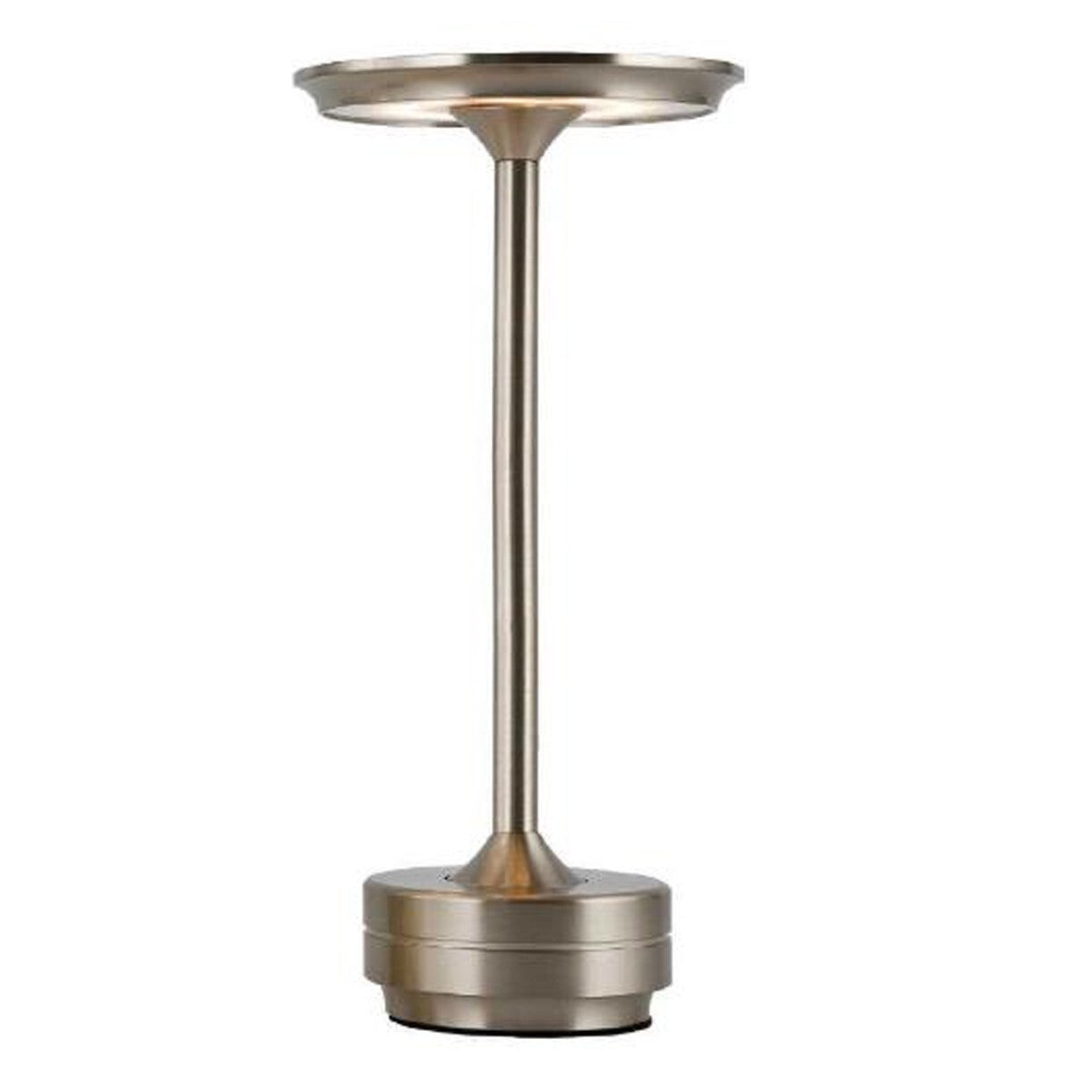 LAMPADA TAVOLO TOUCH LED MODERNA RICARICABILE BAR HOTEL RISTORANTE SILVER ML-G04