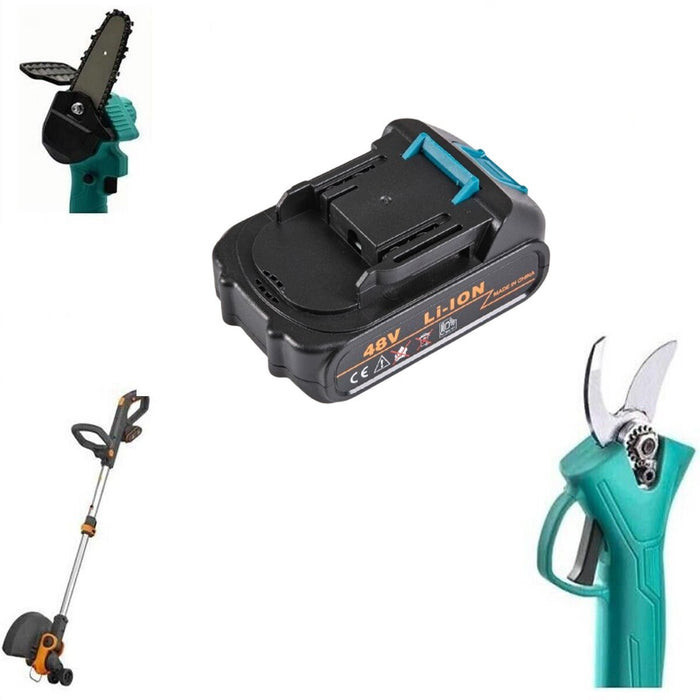 BATTERIA RICAMBIO 48V 1500MAH MOTOSEGA IDROPULITRICE DECESPUGLIATORE BATTERIE