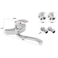 RUBINETTO MISCELATORE CROMATO CASA BAGNO VASCA COMPLETO DI KIT MONTAGGIO JH-8063