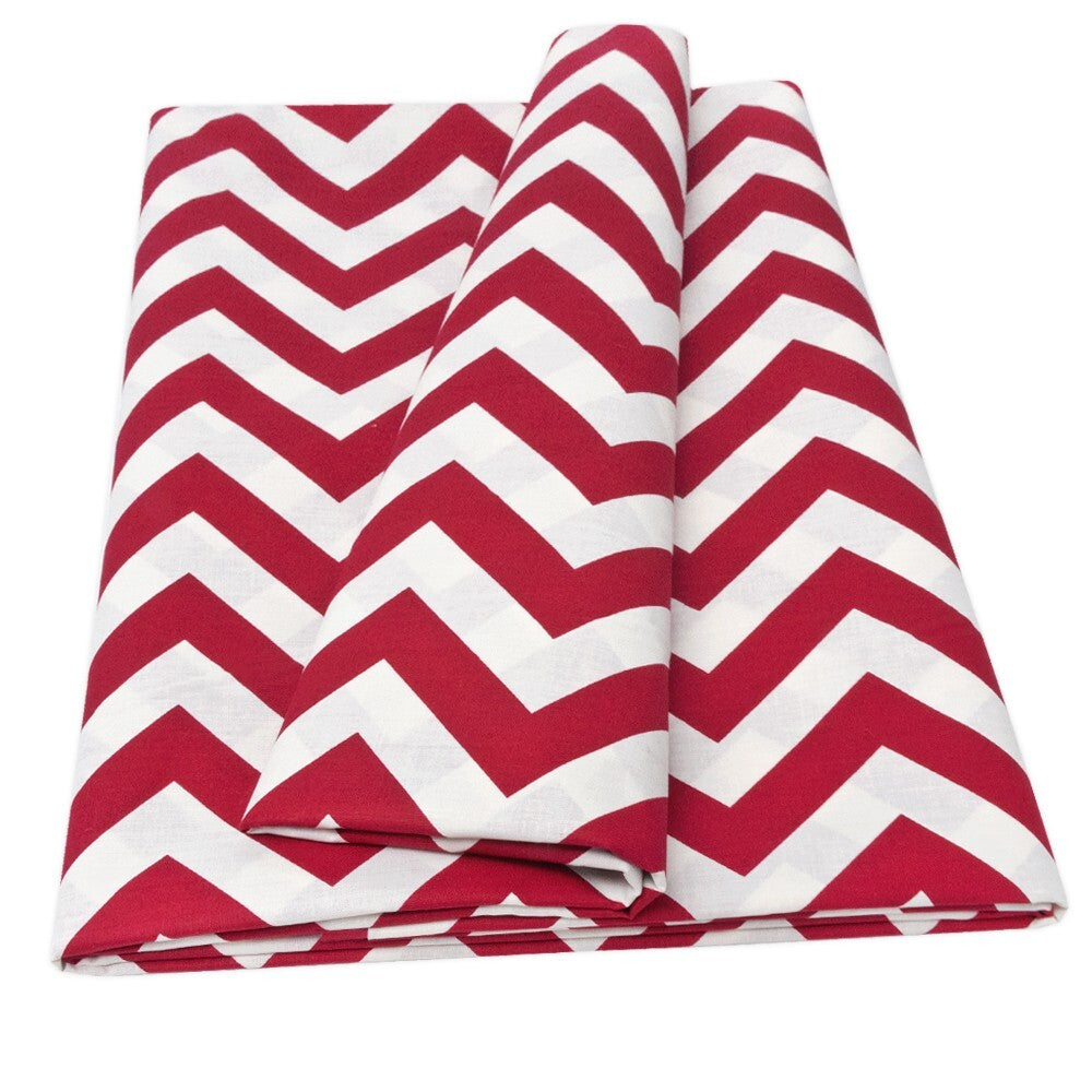 Tessuto Stoffa A Righe Zig Zag Cotone Cucito Rivestimento Fai Da Te Fodera Cuscini Divani 2,8x3 Mt