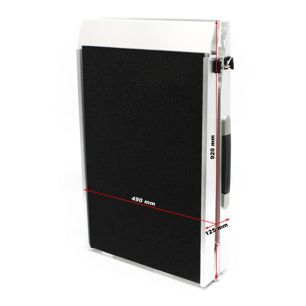 Rampa per cani 110 kg pieghevole in alluminio superficie antiscivolo 183 x 48 cm 16_0000551