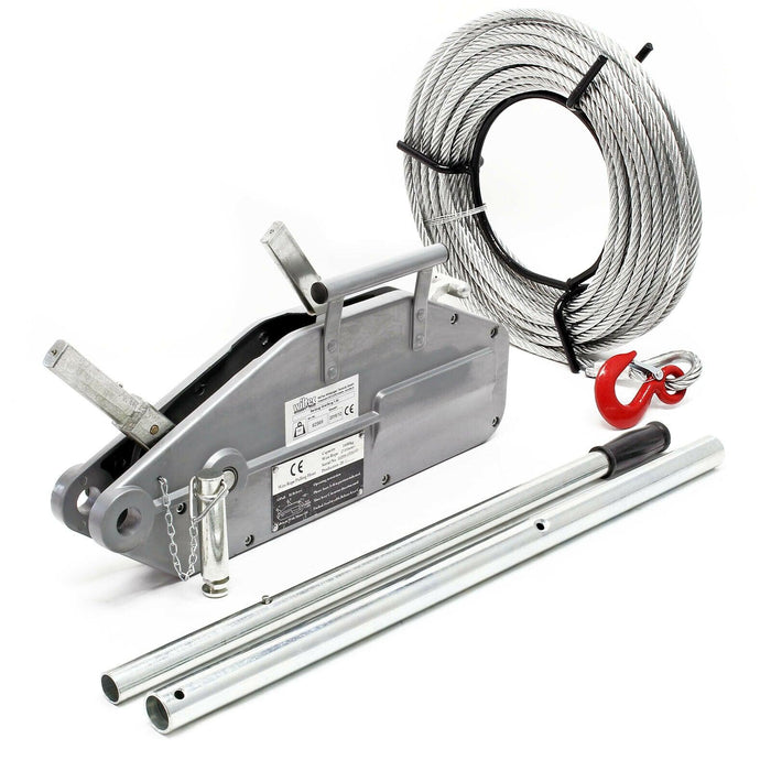 Cavo di trazione fino a 1600 kg Cavo da 20 m diametro 11 mm per tirare, tensionare e sollevare 16_0002832