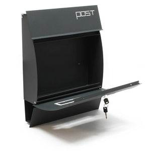 Cassetta postale dal design moderno porta giornali da parete antracite 16_0000062