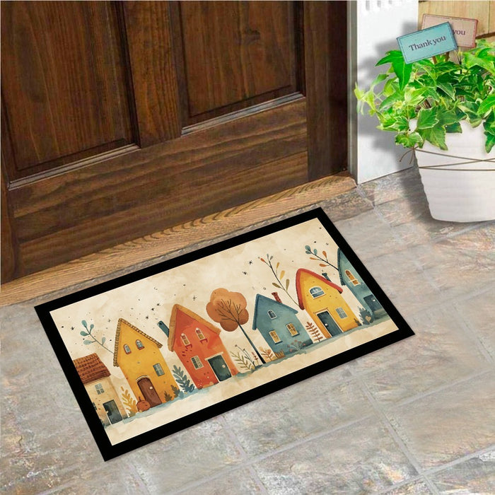 Zerbino Gomma Sostenibile 40X70 Antiscivolo Ingresso Interno Esterno Moderno Dis.I