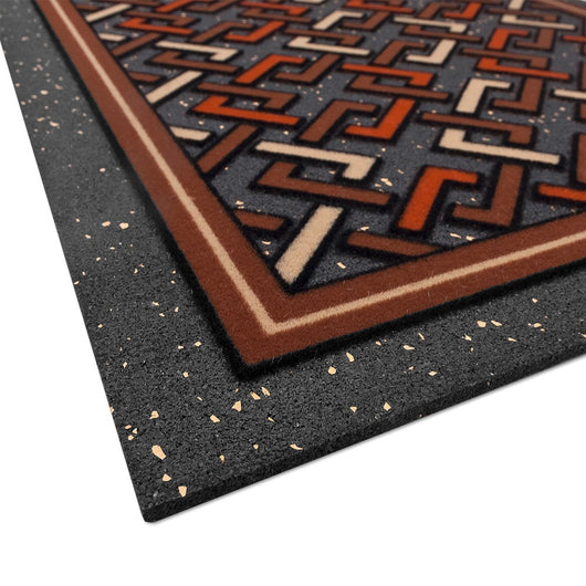 Zerbino Ingresso Gomma Moderno Interno Esterno Asciugapassi Antiscivolo Made In Italy Dis.F