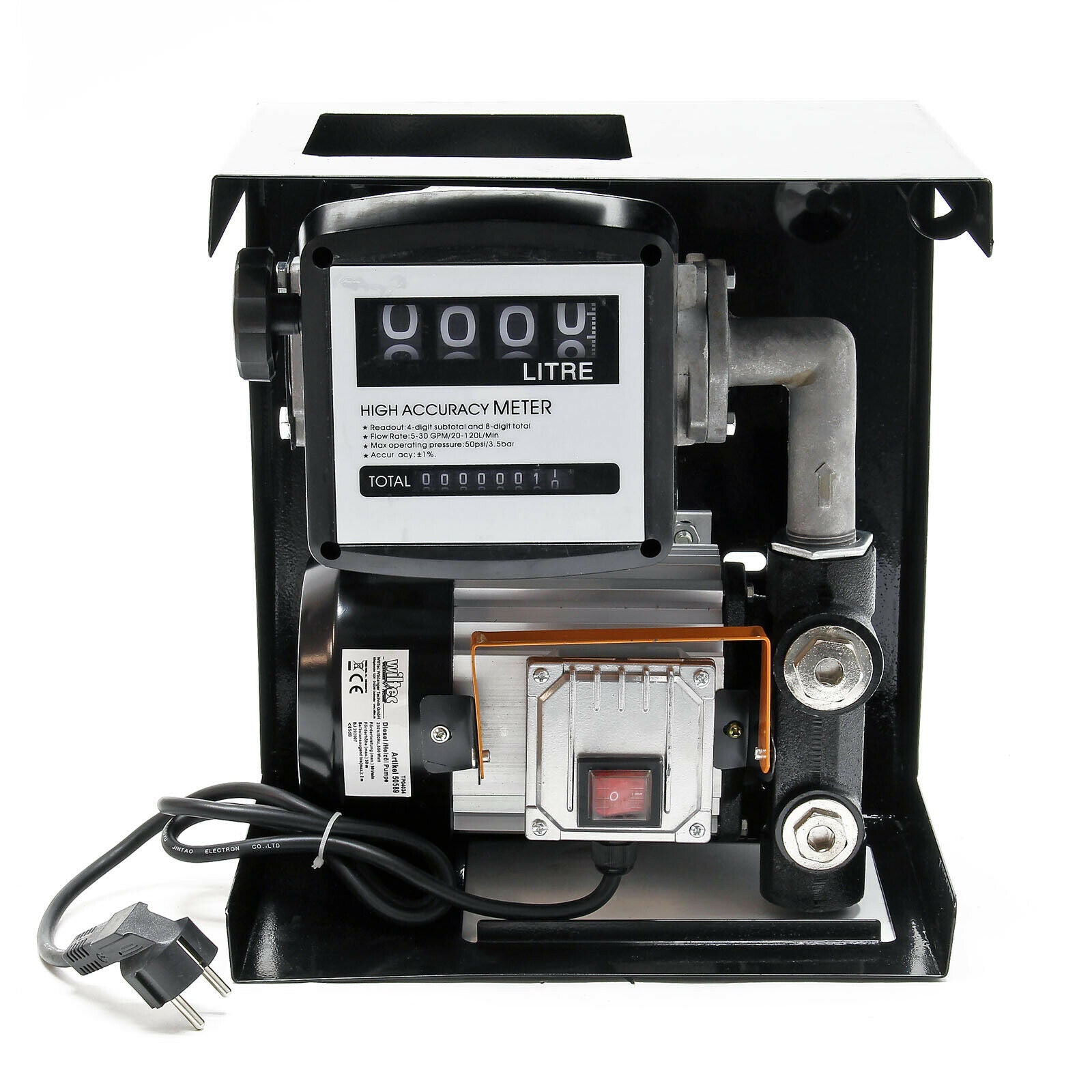 Pompa autoadescante per gasolio organico 230 volt 550 watt 50 l/min pistola automatica 16_0000601