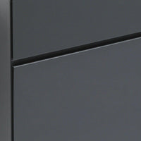 Portariviste per giornali e cassette postali da parete di design antracite acciaio zincato 37 x 37 x 10,5 cm antracite 16_0000098