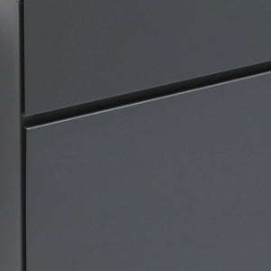 Portariviste per giornali e cassette postali da parete di design antracite acciaio zincato 37 x 37 x 10,5 cm antracite 16_0000098