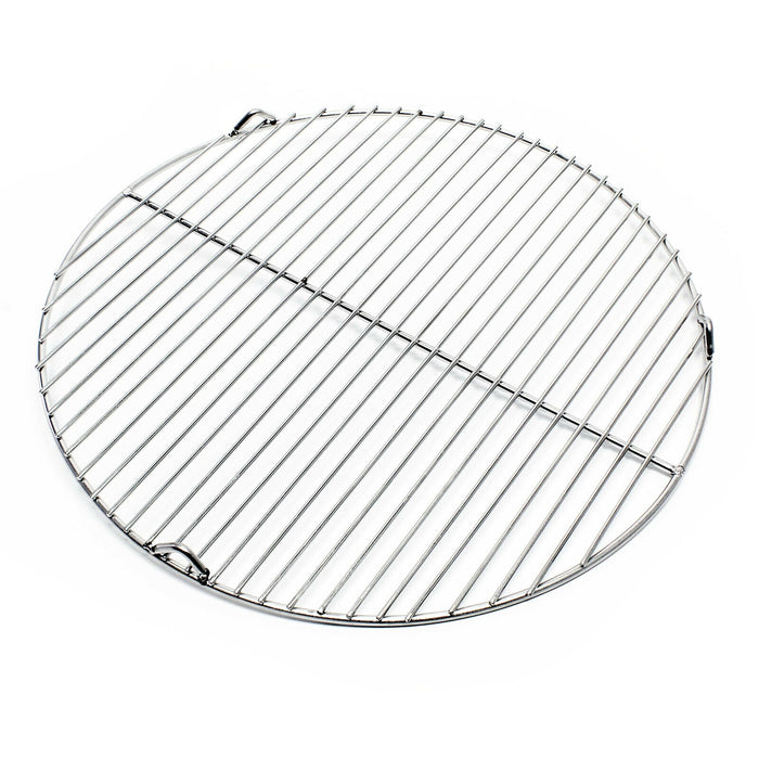 Griglia tonda in acciaio inox 44,5 cm barbecue a carbonella/gas/girevole 16_0001850