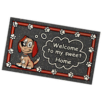 Zerbino Ingresso Gomma Moderno Interno Esterno Asciugapassi Antiscivolo Made In Italy Dis.D