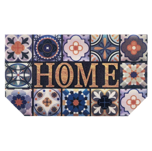 Zerbino Ingresso Moderno Effetto 3D Fondo Pvc Antiscivolo Assorbente Tappeto Porta Entrata Dis_B