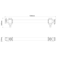 Lampada per bacinelle sterilizzatrici per chiarificazione in acciaio inox 110 watt UVC 16_0002311
