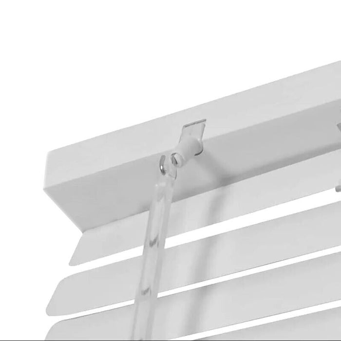 Tenda Veneziana 100x180 Cm Alluminio Bianca Lamelle Inclinabili 25 mm Parasole Finestre Porte