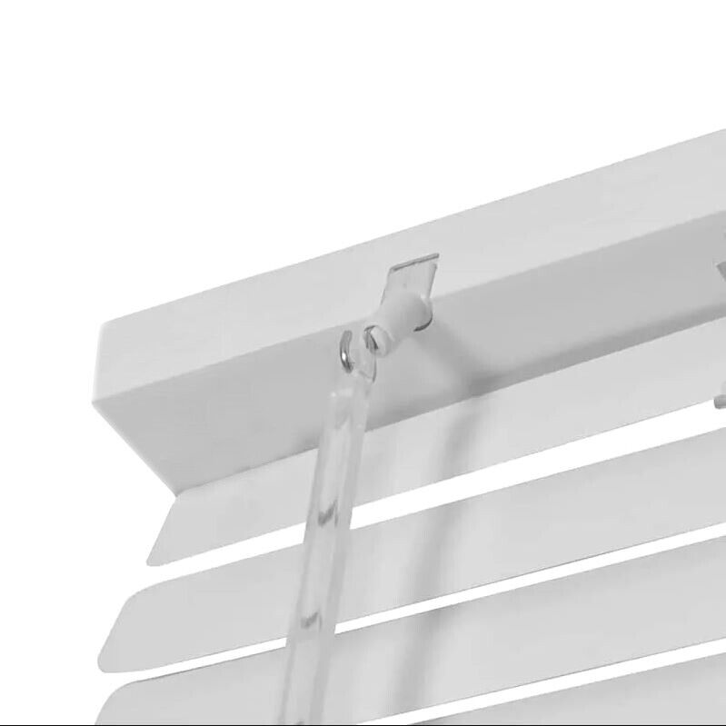 Tenda Veneziana 100x180 Cm Alluminio Bianca Lamelle Inclinabili 25 mm Parasole Finestre Porte