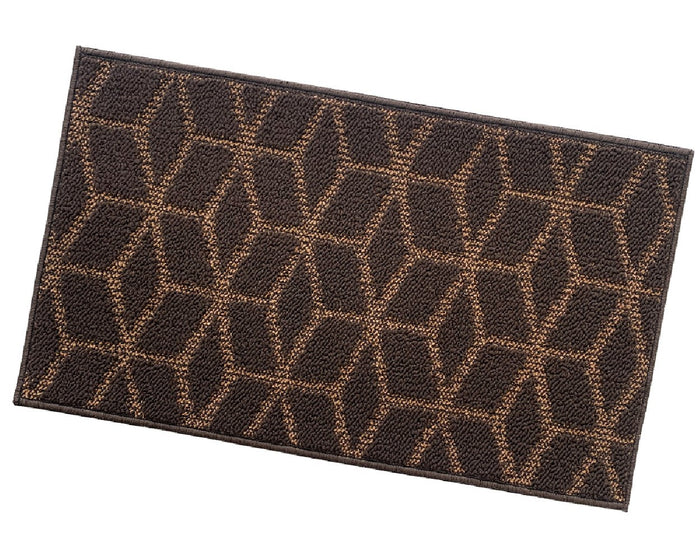 Zerbino Ingresso Interno Esterno Tessuto 3D Antiscivolo Tappeto Casa Assorbente Moderno Marrone