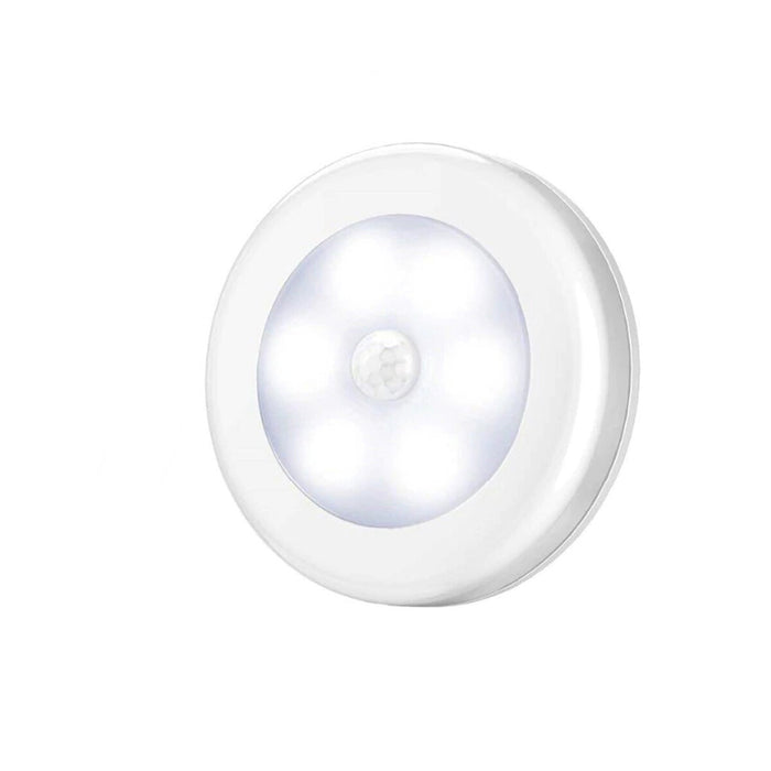 LUCE NOTTURNA ARMADIO SENSORE PIR CALAMITA LUCE LED BIANCA BATTERIE TE-B0271