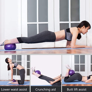 MINI SOFTBALL PALLA PER ESERCIZI ADDOMINALI YOGA PILATES FITNESS PALESTRA 25CM