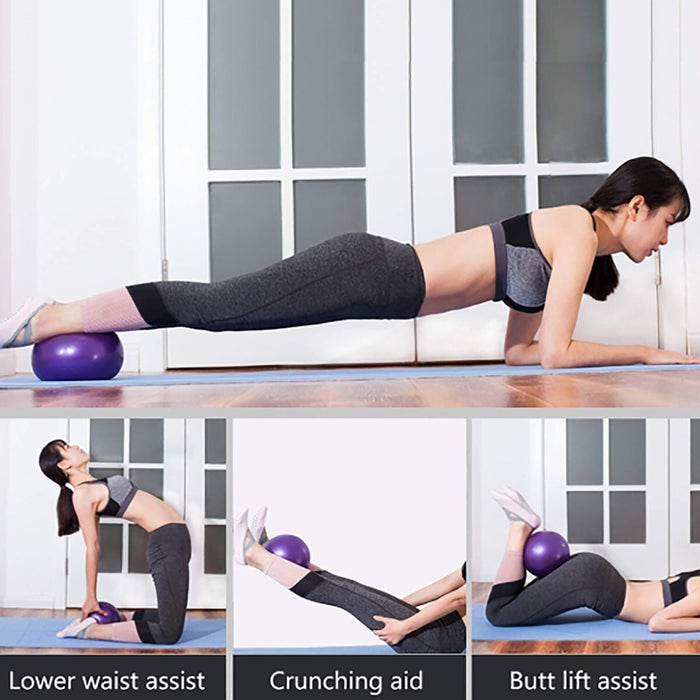 MINI SOFTBALL PALLA PER ESERCIZI ADDOMINALI YOGA PILATES FITNESS PALESTRA 25CM