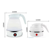 BOLLITORE ELETTRICO PIEGHEVOLE COMPATTO DA VIAGGIO SENZA BPA SILICONE 0,7L 600W