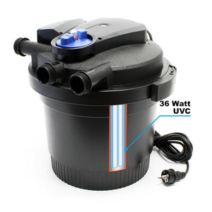 Filtro UV per stagno a pressione 36 Watt 40000 litri facile pulizia 16_0001901