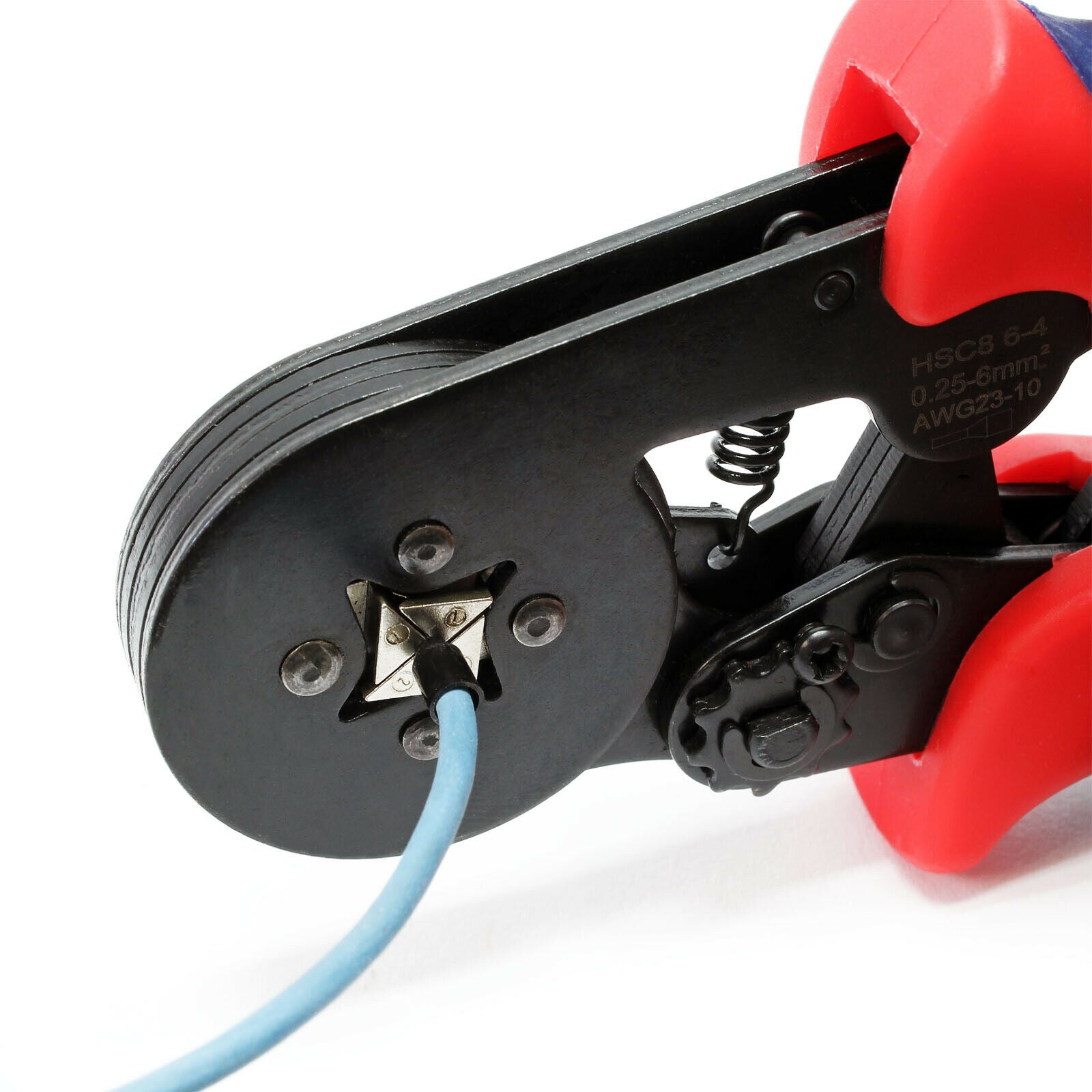 Pinza per crimpare puntali 0,25-6mm² cavo autoregolante terminale a ingombro quadrato 16_0002726