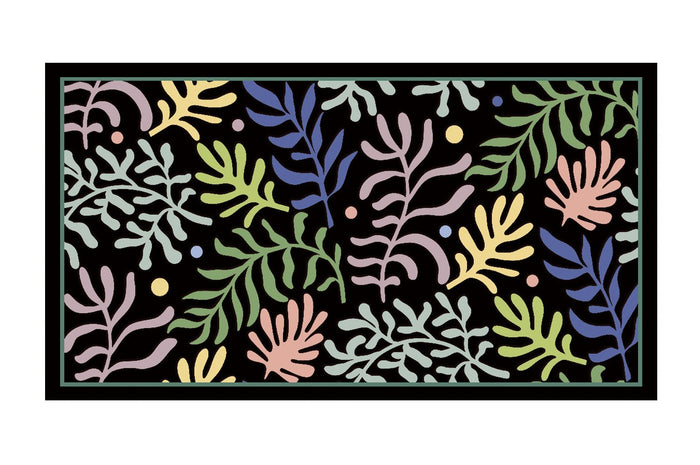 Zerbino Ingresso 40X70 cm Gomma Sostenibile Antiscivolo Pietre Mosaico Maioliche DIS_D