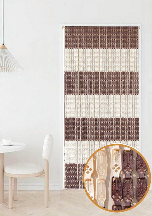 Tenda Piastrine Pvc Etnica Finestra Porta Entrata Interno Esterno Zanzariera Antimosche 120x230 (A)