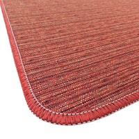 Tappeto Cucina Tinta Unita 54x110 Cm Striato Bordato Assorbente Passatoia Casa Antiscivolo Arancione