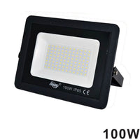 FARO 96 LED SMD FARETTO ESTERNO IP65 LUCE 6500K BIANCO FREDDO 100W  ET-4382