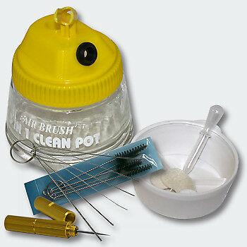 Stazione per la pulizia dei vetri con aerografo e strumento di pulizia 16_0002220