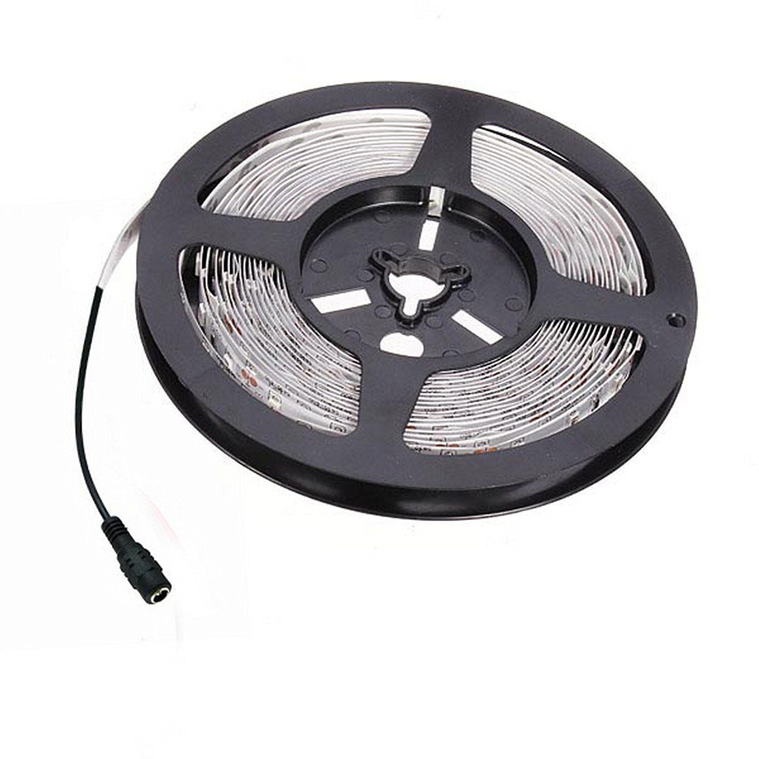 STRISCIA STRIP 300 LED SMD 5050 FLESSIBILE 5M ADESIVA LUCE FREDDA IP65 14.4 W/MT
