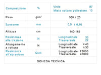 Tessuto Ecopelle Idrorepellente 140x30 cm Pelle Sintetica Morbida Rivestimento Beige