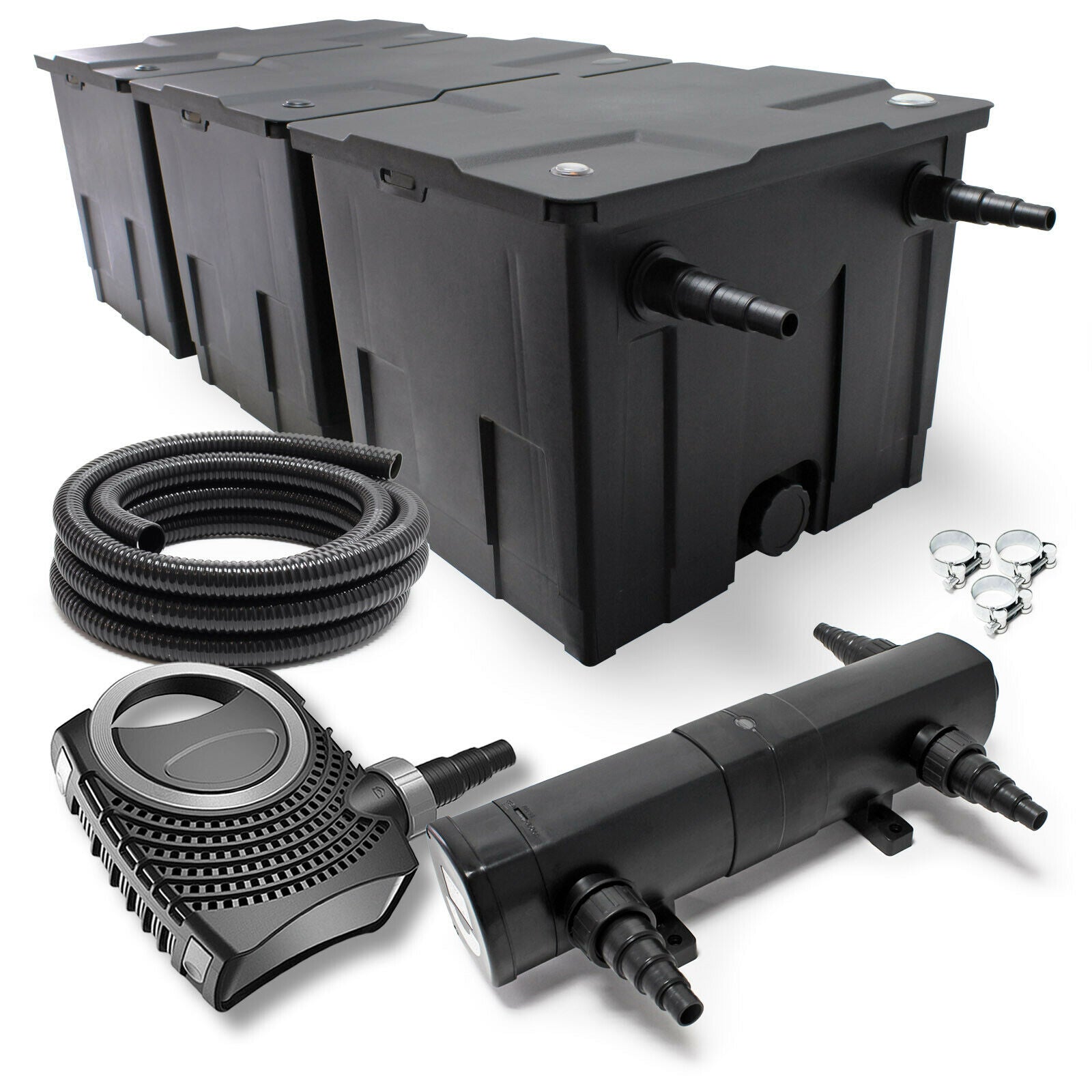 Kit set filtraggio pompa 36 watt 10000 litri ora tubo 10 mt 16_0001878