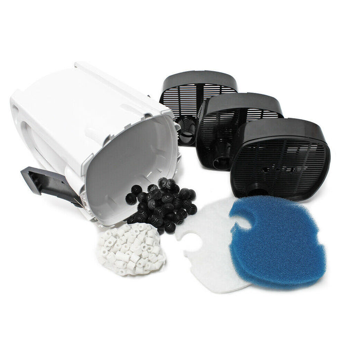 Pompa filtro per acquario biologico da esterno 1.400 litri all'ora 9 watt Pompa per materiali UVC da 9 watt 16_0001747