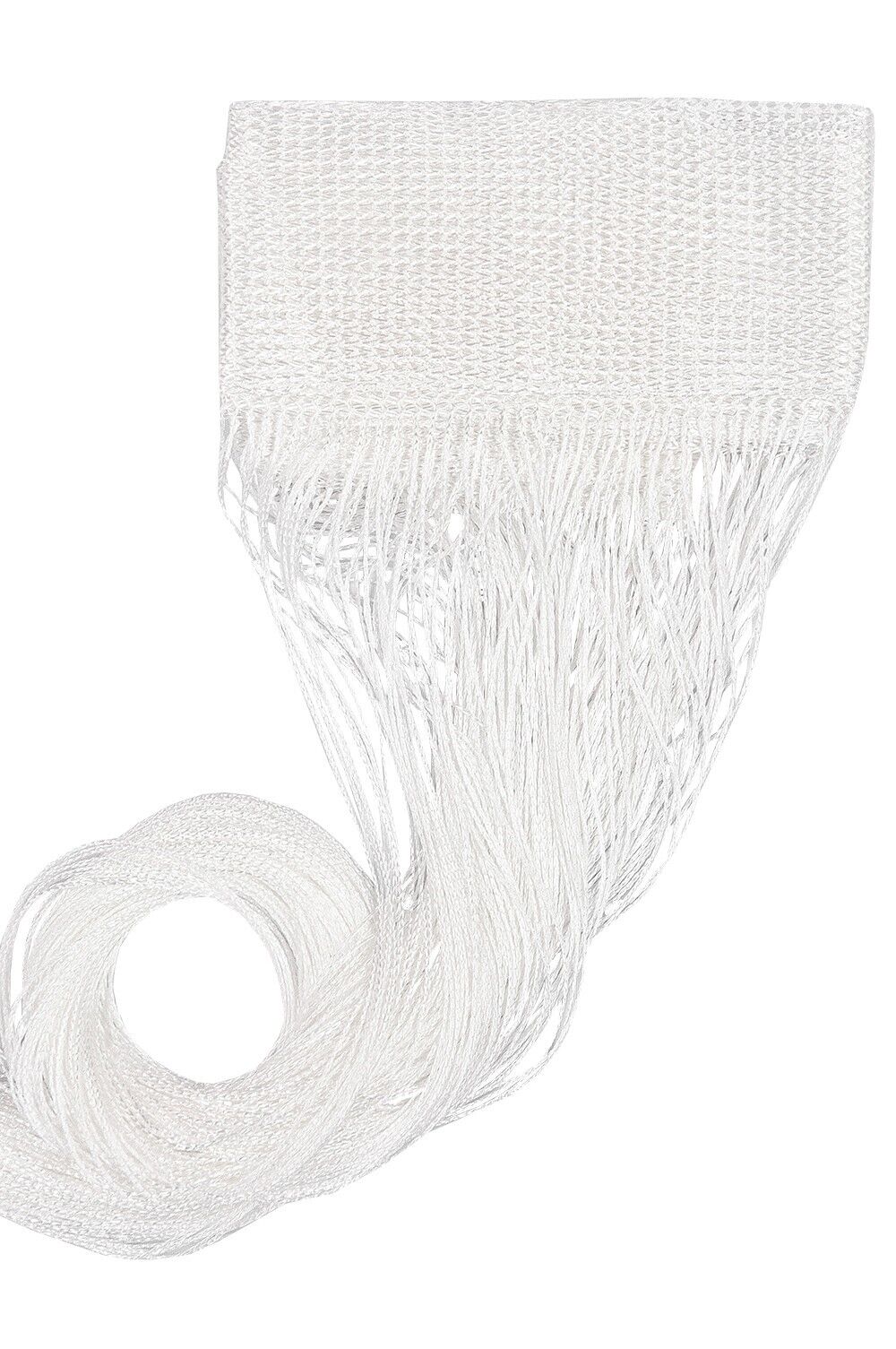 Tenda a Fili Elegante Per Porte Finestre Pannello 100x200 Cm Divisorio Camere Stanze Ambienti Bianco