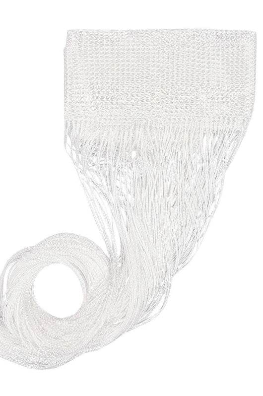 Tenda a Fili Elegante Per Porte Finestre Pannello 100x200 Cm Divisorio Camere Stanze Ambienti Bianco