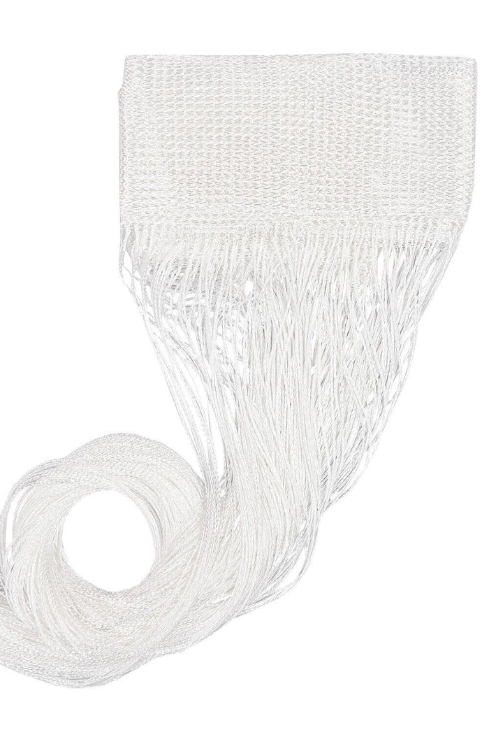 Tenda a Fili Elegante Per Porte Finestre Pannello 100x200 Cm Divisorio Camere Stanze Ambienti Bianco