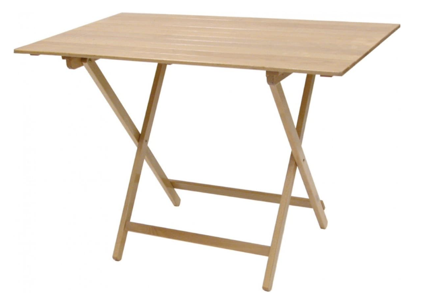 tavolo legno pieghevole  m 60x80h75cm-col.naturale