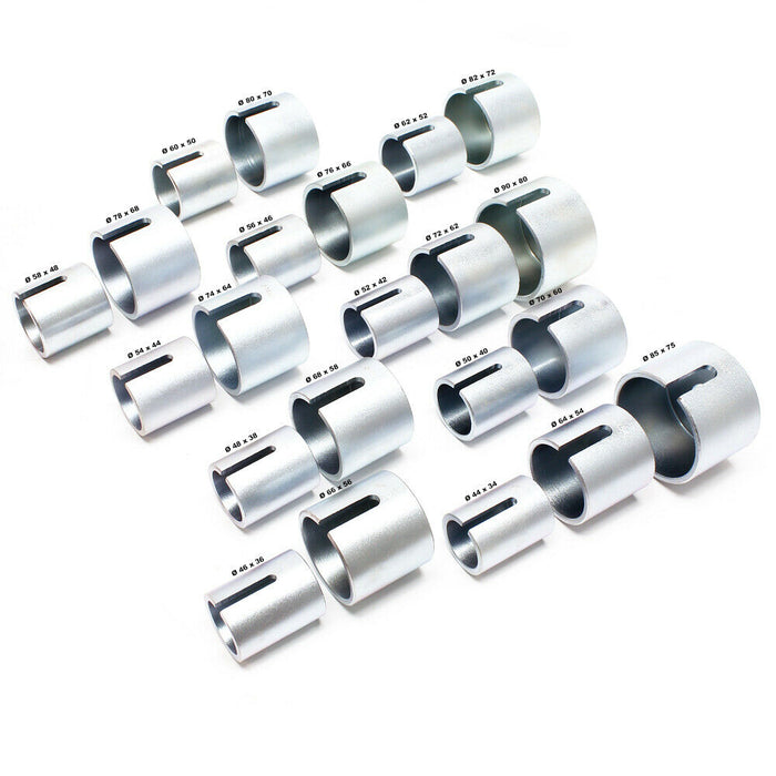 Kit estrattore per cuscinetti ruota scatola 27 pezzi Estrattore per gruppo cuscinetti 16_0002759